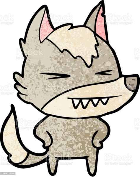 Angry Wolf Cartoon Stock Illustration Download Image Now Anger