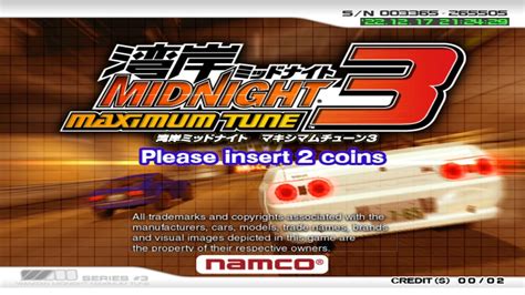 Wangan Midnight Maximum Tune 3 Arcade Youtube