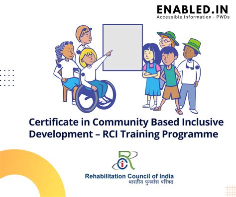 Certificate In Community Based Inclusive Development Rci Training