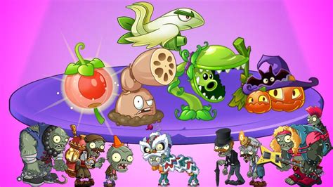 Plants Vs Zombies 2 Chinese All Plants Vs All Zombies In Pvz2 China Version Youtube