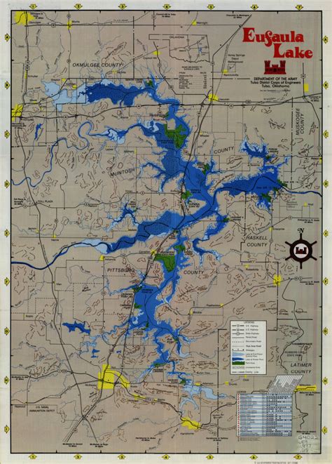 Map Of Lake Eufaula Oklahoma Maps Model Online