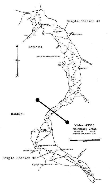 Lake Monitoring Richardson Lakes Magalloway Plt Richardsontown Twp Township C Oxford