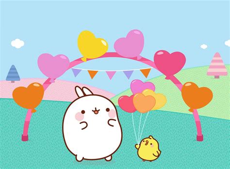 Because of that, they break the fourth wall. Lona Banner Festa MOLANG E PIU PIU 1,50 x 2,00 no Elo7 ...