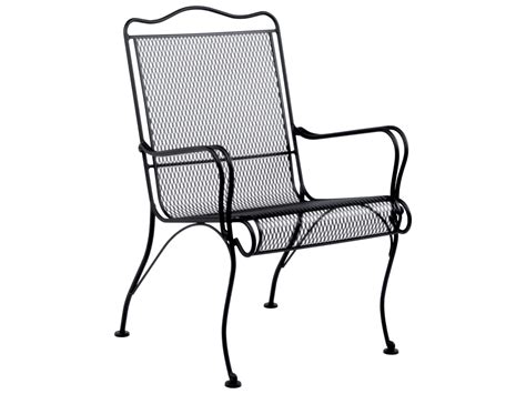 Whether you're looking to add one patio lounge chair or outfit the entire deck, patiofurniture.com has the designs and colors you need to complete your space. Woodard Tucson Wrought Iron High Back Lounge Chair | 1G0006