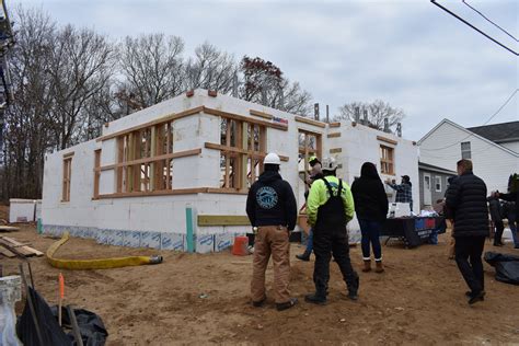 Home Built With Insulated Concrete Forms In Riverhead For Habitat For
