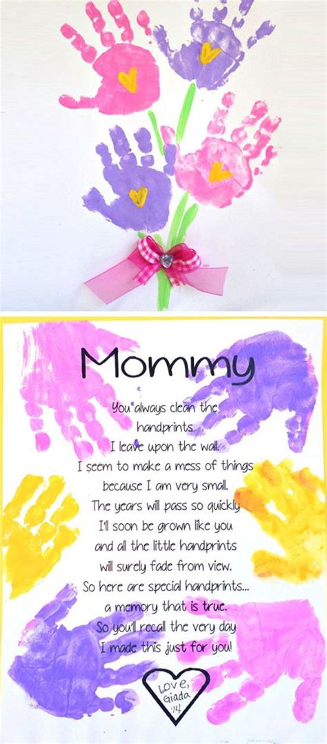 Check spelling or type a new query. Printable Handprint Mother's Day Poem | Easy Mothers Day ...