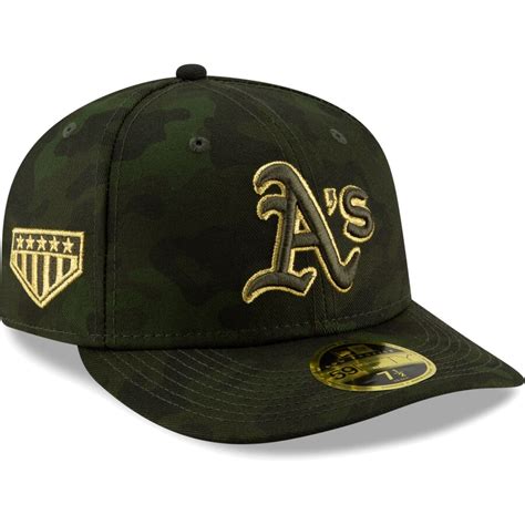 Oakland Athletics New Era Mlb Armed Forces Day On Field Low Profile