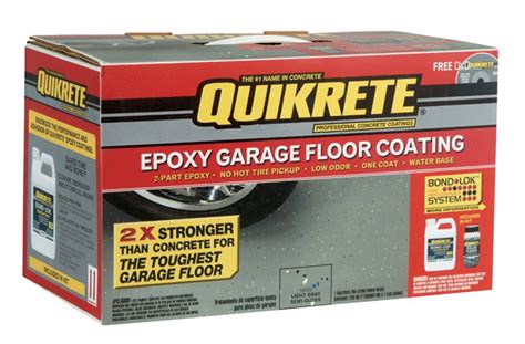 Quikrete 2 Part Epoxy Garage Floor Coating Kit