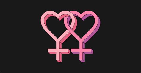 lesbian lgbt pride pink design lesbian sticker teepublic