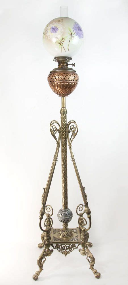 Green glass banker's lamp with 2 fast usb charging ports, 3 way dimmable desk lamp, touch control vintage table lamp for workplaces, library, bedroom, piano style lamp 4.6 out of 5 stars 251 $64.99 $ 64. Antique Organ Piano Kerosene Parlor Victorian Lamp Glass Globe Chimney Floor #Victorian ...