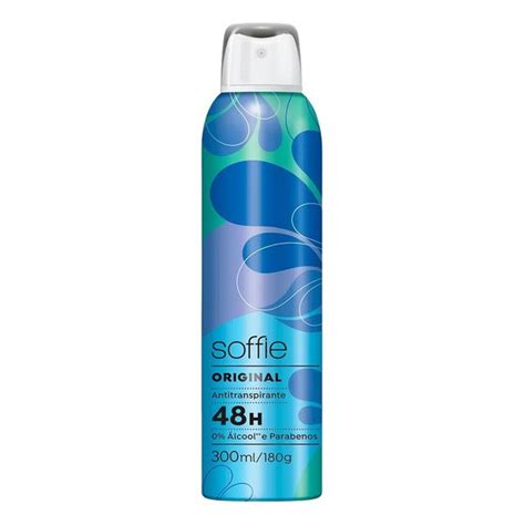 desodorante antitranspirante aerosol soffie original 300ml