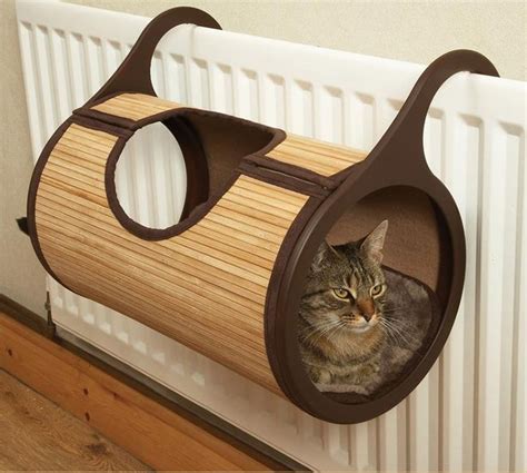 Natural Bamboo Hanging Cat Bed Cat Bed Cool Cat Beds Modern Pet