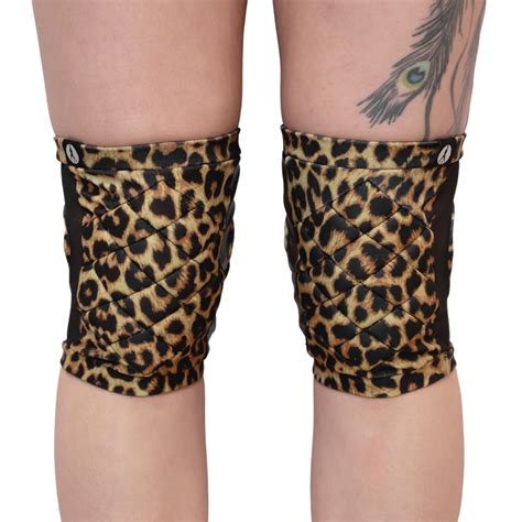 Buy Leopard Print Pole Dance Knee Pads Australia Owned Company