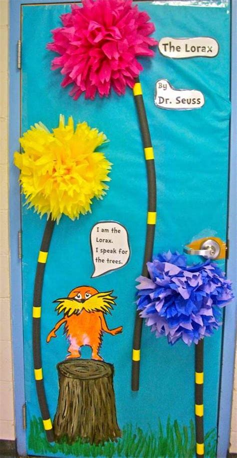 Seuss craft ideas {let your children use their imagination while creating these adorable dr. dr seuss door decorations | Fabulous 5th Grade | Pinterest | Dr. seuss, Decorating ideas and Doors