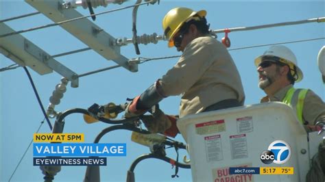 Crow Causes Power Outage To 15000 Customers In Valley Village Abc7