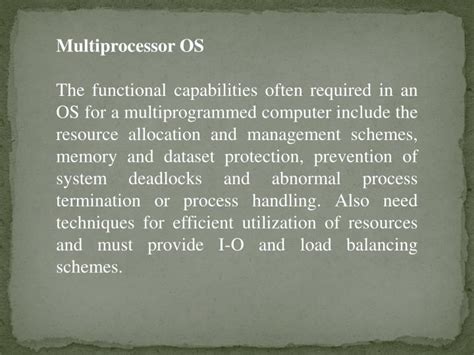 Ppt Multiprocessor Os Powerpoint Presentation Free Download Id3681679