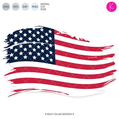 Distressed American Flag Svg Usa Flag Svg Grunge Usa Flag By Pinoyart