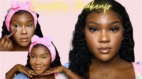 everyday makeup routine for darkskin woc beginners friendly step by step youtube