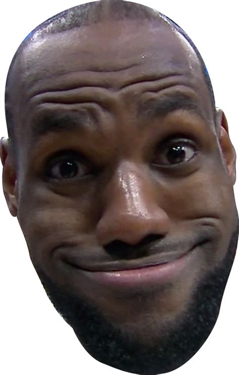 Lebron James Funny Face Cleveland Cavaliers Youtube Lebron James Png