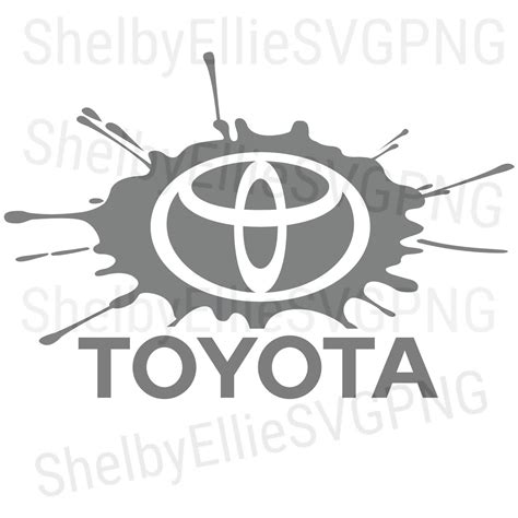 Toyota Splash Logo Car Toyota Emblem Svg Png Digital File Etsy