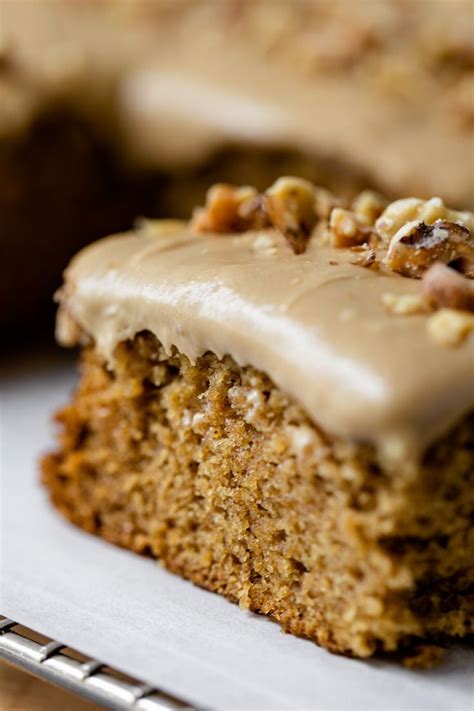 Made From Homemade Applesauce This Applesauce Cake With Caramel