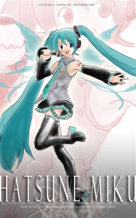 Hatsune Miku Poster By Ikkittebayo On Deviantart