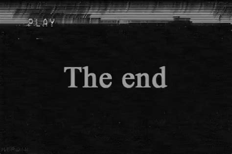 The End GIF The End Static Discover Share GIFs