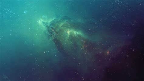 Space Stars Nebula Tylercreatesworlds Space Art Digital Art