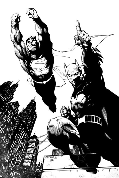 Jim Lee Batman Sketch