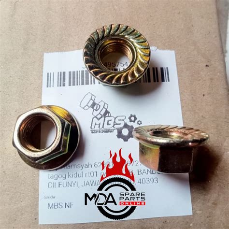 Jual Mda Parts Mur Flange M Kunci Drat Standar Shopee Indonesia