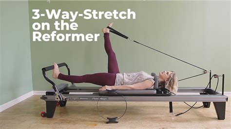 3 Way Stretch On The Pilates Reformer ⎮hamstrings It Band And Inner Thighs Youtube