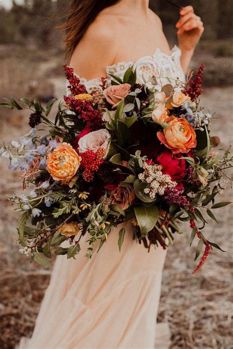 Rochelle Wallace Orange Flowers Wedding Bouquets 72 Gorgeous Ideas