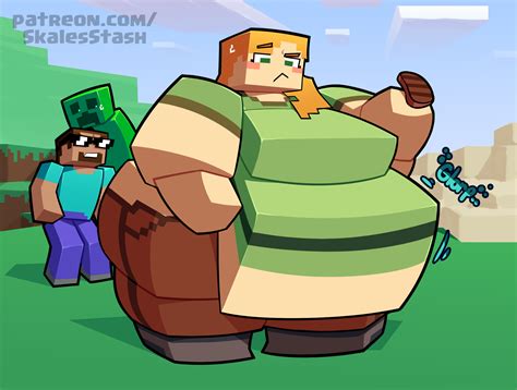 Minecraft Fat Alex Minecraft Fan Art 45040641 Fanpop