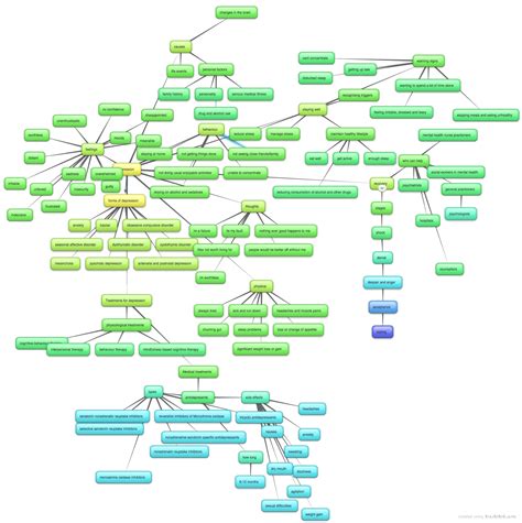 Concept Map Depression Docx Concept Map Plan Of Care