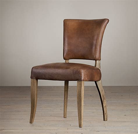 Adèle Leather Side Chair