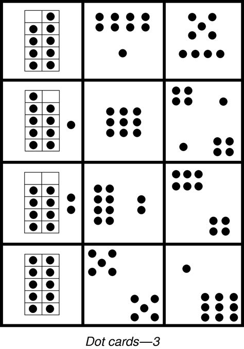 Number Cards With Dots Free Printable
