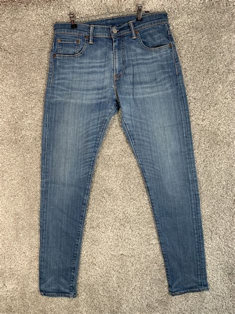 Levis Mens Extreme Tapered Blue Denim Slim Fit J Gem