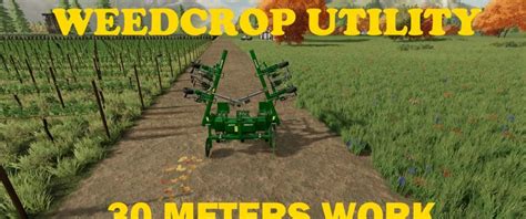 FS WeedCrop Utility v Other Implements Mod für Farming Simulator