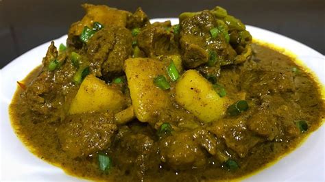 Curried Goat Cook In Fresh Coconut Milk Best Tasting Youtube Curry Goat Curried Goat