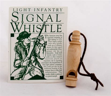 Revolutionary War Light Infantry Signal Whistle The Encampment Store At