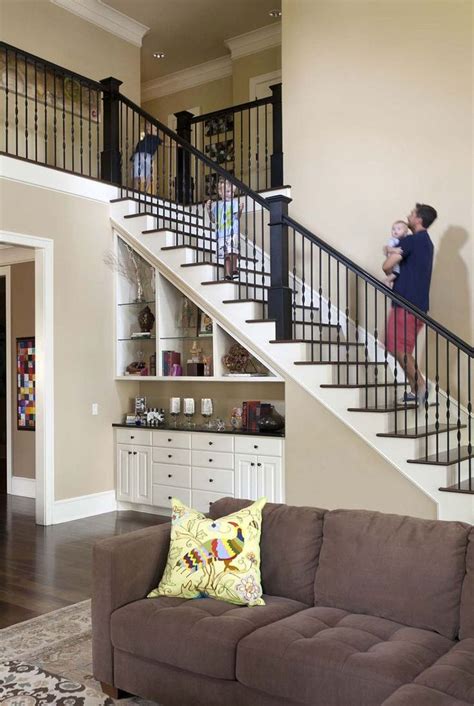 Basement Stairs Storage Inspiration Decorating Image To U