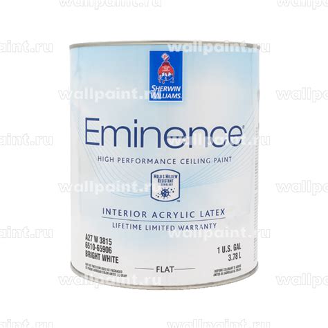 Eminence is a high performance, interior ceiling paint. Eminence High Performance Ceiling Paint - матовая ...