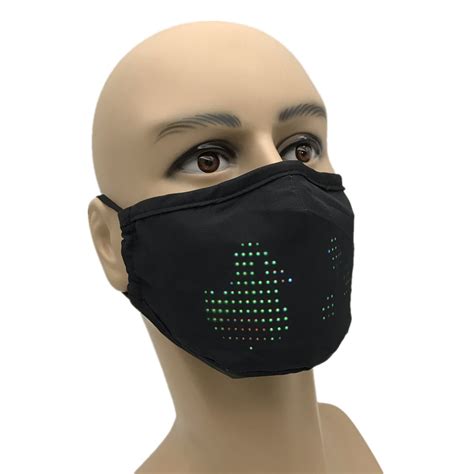 Led Screen Mask Smart Led Display Transparent Led Displayglowing