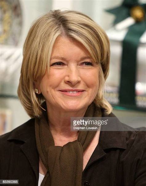 Martha Stewart Signs Copies Of Her New Cook Book At Williams Sonoma