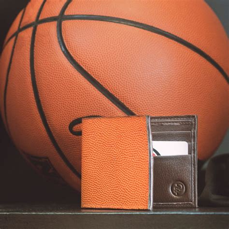 Genuine Basketball Leather Walletbasketball T For Etsy India