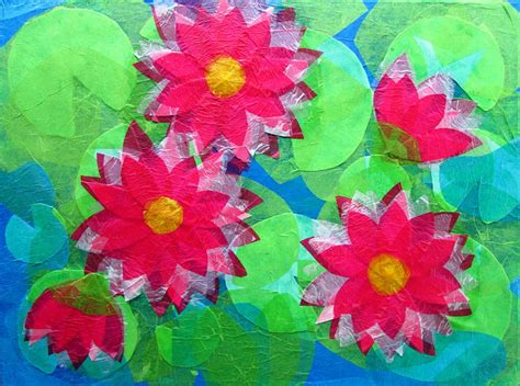 Tissue Paper Collage Art Projects For Kids