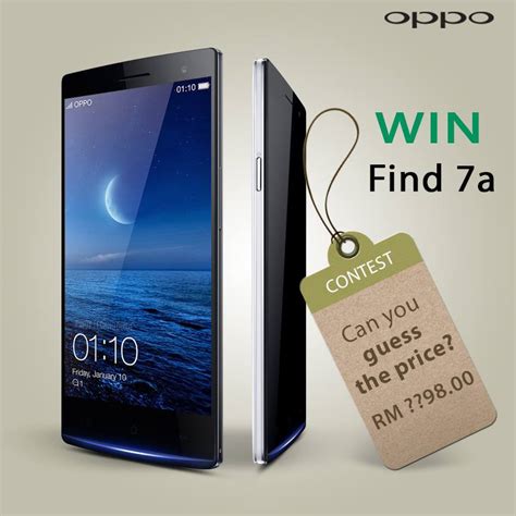Compare prices before buying online. Oppo Find 7 in Malaysia: Can you guess the price?
