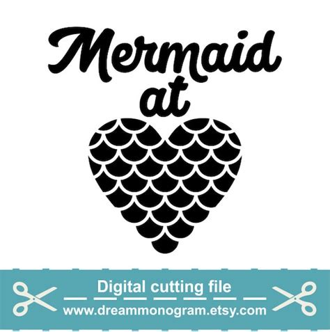 Free 183 Mermaid Heart Svg Free SVG PNG EPS DXF File