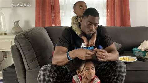 dad gang works to break negative stereotypes about black fatherhood abc7 new york