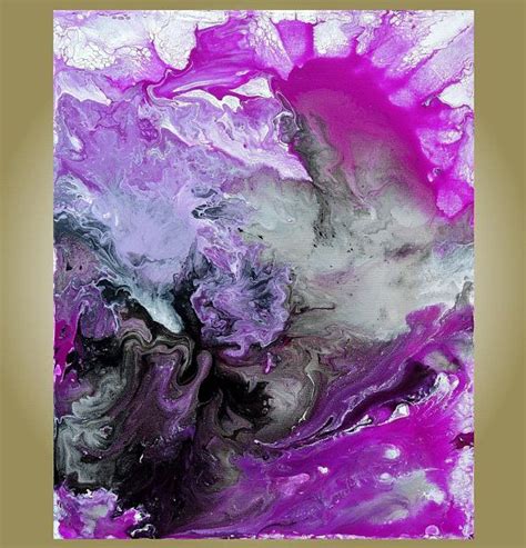Metal Print Purple Abstract Art Print Vivid Purple Abstract Purple